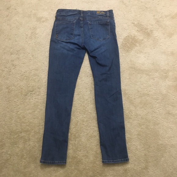 Kut From The Kloth KFTK Boyfriend Jeans Stretch Medium Wash Blue Denim Size 6 - Picture 4 of 11